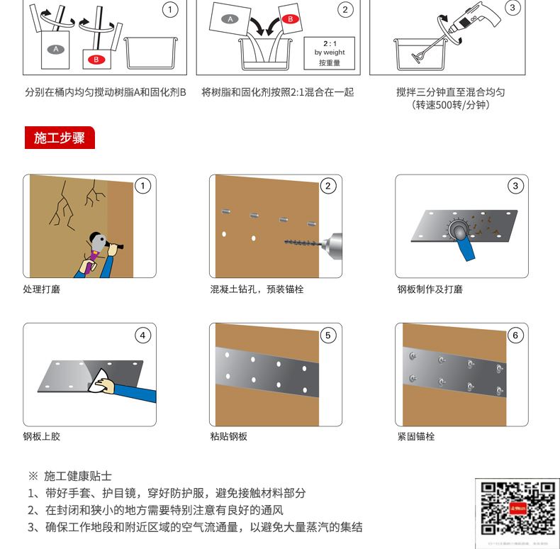 包钢盱眙粘钢加固施工过程